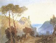 Joseph Mallord William Turner Ruin castle painting